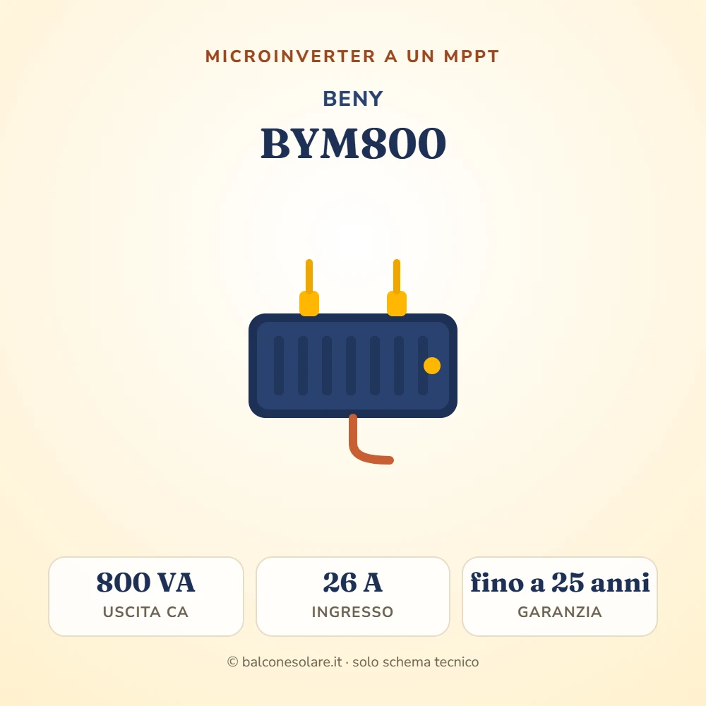 BENY BYM800 (microinverter da 800 VA)