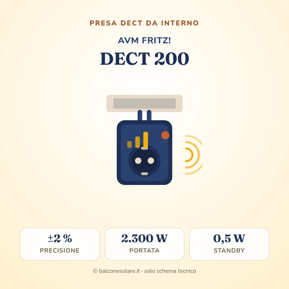 FRITZ!DECT 200 e Smart Energy 200 (presa smart DECT da interno)