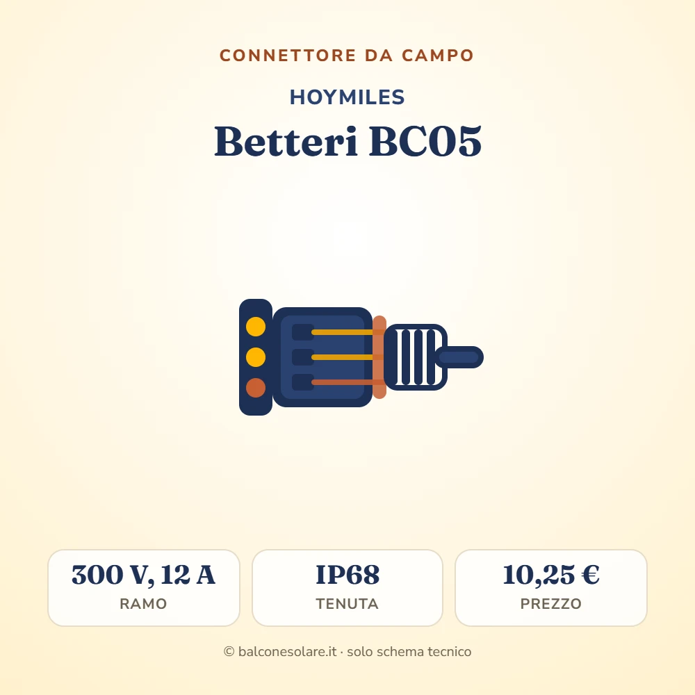 Hoymiles BC05-BR3M-02 (connettore da campo Betteri)